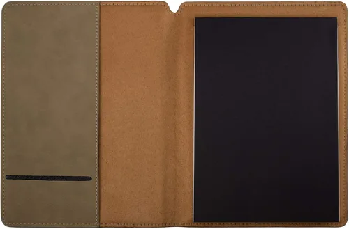Miniatura 2 de LUXPaper Cartera Junior de bolsillo individual Ranura para tarjetas de visita Bloc de notas con 50 páginas a rayas incluido 5 pulgadas x 7 1/2