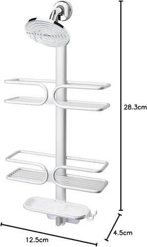 Miniatura 12 de OXO Good Grips - Carrito de ducha de aluminio de 3 niveles