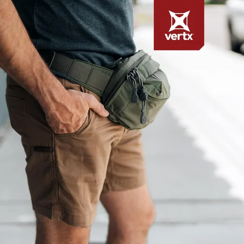 Miniatura 6 de Vertx Cangurera táctica para hombre, con cintura táctica de 2 l, para viajes, CCW, EDC