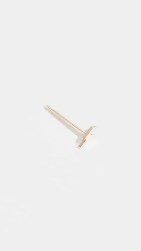Miniatura 4 de Zoe Chicco Pendientes de perno de rayo Itty Bitty de 14 quilates para mujer, oro amarillo, talla única, Metal, No aplicable