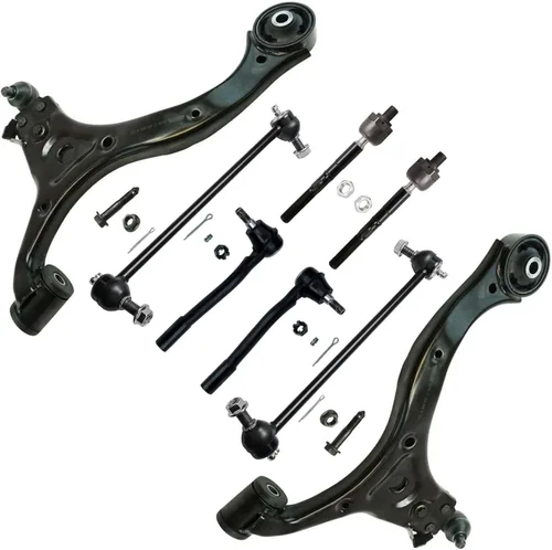 Miniatura 141 de Detroit Axle - Kit de brazos de control de extremo delantero de 8 piezas para Dodge Dakota 00-04, Durango 00-03, 4 brazos de control superior e