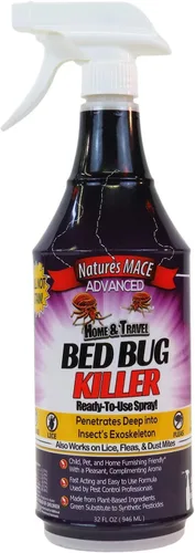 Miniatura 7 de Nature's MACE Mata insectos de cama de 16 onzas, tratamiento para matar chinches, ácaros, huevos, fácil, hazlo tú mismo, spray profesional