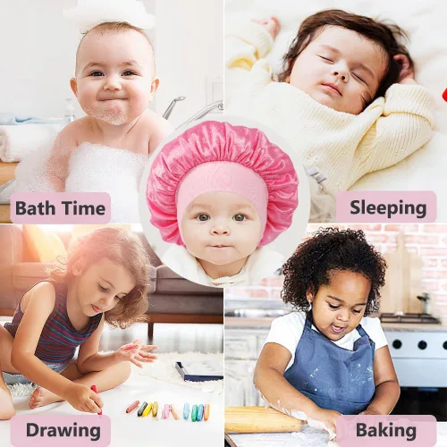 Miniatura 3 de 3 gorros de bebé para dormir, gorro de dormir para bebés, niñas, niños y niños pequeños
