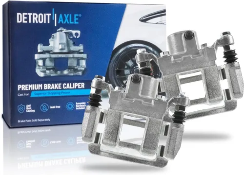 Miniatura 143 de Detroit Axle - 4 pinzas de freno para Honda Element 2003-2011 Pinzas de freno de disco con soportes 2004 2005 2006 2007 2008 2009 2010 reemplazo