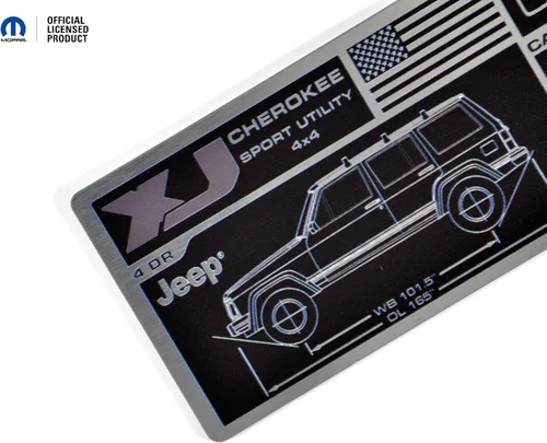 Miniatura 2 de Placa de datos Jeep® (Cherokee (XJ))