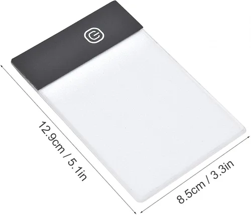 Miniatura 5 de Kit de libro abatible con almohadilla de luz, caja de luz LED A6, tablero de copia LED A6, almohadilla de trazado regulable con cable USB