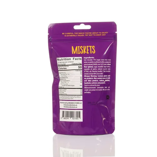 Miniatura 2 de Mini conos de gofre con lácteos, relleno de chocolate oscuro, aperitivo crujiente del tamaño de un bocado, regalo para niños y adultos, 4.23 onzas