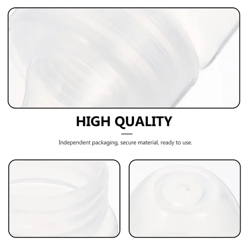 Miniatura 3 de EXCEART Botellas de leche desechables para recién nacidos, paquete de 5 con tetina suave y flexible, biberones para bebés, listos para usar