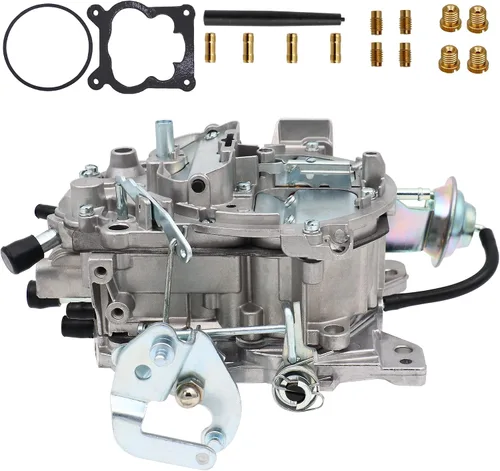 Miniatura 3 de Carburador de 4 barriles para Rochester Quadrajet 1904R 1906R 4MV Carb con estrangulador eléctrico para Chevy 305-350c.i 1980-1989 Motor