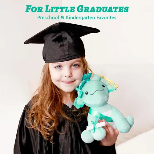 Miniatura 3 de Tezituor Juguete de peluche de ajolote de graduación 2026, bonito animal de peluche de graduación de 8 pulgadas, regalo para niños y niñas