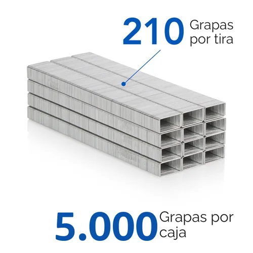 Miniatura 3 de Swingline® Grapas estándar, 1/4 ", tira completa, caja de 5,000
