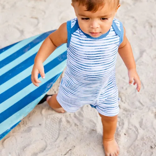 Miniatura 2 de HonestBaby Multipack Short Romper Sets and Dresses 100% Organic Cotton for Infant Baby and Toddler Boys, Girls, Unisex