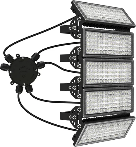 Miniatura 14 de Kekeou Luz de inundación LED de 100 W para exteriores con enchufe e interruptor y cable de alimentación de 6.56 pies, 14000 lm 6500 K, área LED