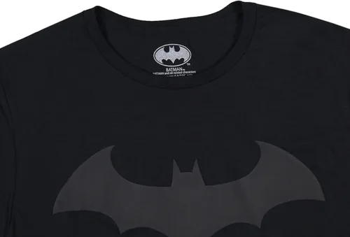 Miniatura 3 de DC Comics - Camiseta gráfica con licencia para hombre con diseño de logotipo de Batman sutil