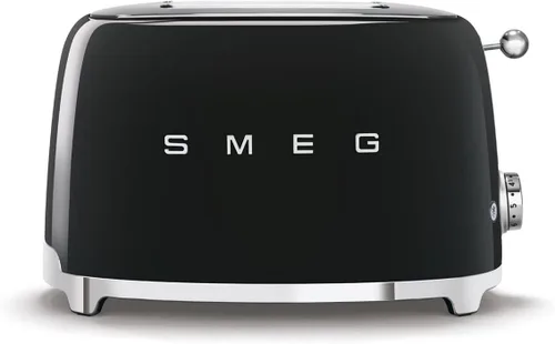 Miniatura 3 de Smeg Paquete de cafetera de goteo retro y tostador de 2 rebanadas (negro)