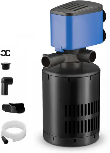 Miniatura 8 de Aqua Dream 475 GPH Aquarium Powerhead - Bomba de filtro sumergible 3 en 1 con oxigenación de aire y flujo ajustable, bomba de circulación de agua