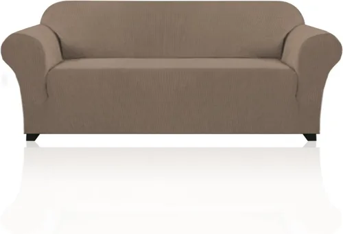 Miniatura 71 de PrinceDeco Funda elástica para sofá de 3 cojines, protector de muebles con parte inferior elástica antideslizante, apta para perros