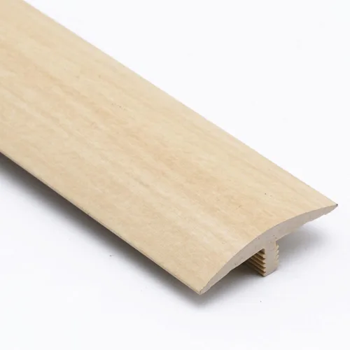 Miniatura 9 de KADEUX Tira de umbral para puertas de 1.6 pulgadas de ancho, tiras de PVC moldeadas en T, reductor de umbral autoadhesivo, tira de unión de piso