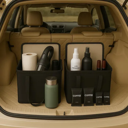 Miniatura 14 de musbus - Paquete de 2 bolsas de compra aislantes XL, rojas, reutilizables, de alta resistencia, con cierre, plegables, para compras, para coche