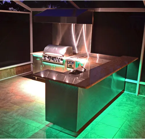 Miniatura 2 de Tira LED resistente al agua de 13 pulgadas 4M RGB multicolor cortable, kit completo de tiras autoadhesivas y control remoto incluido