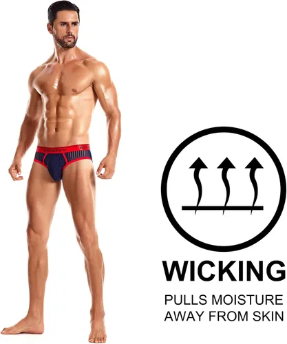 Miniatura 31 de SKYSPER Jock Strap Athletic Supporter para hombres Sexy Jockstrap Ropa interior masculina