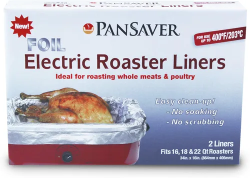 Miniatura 8 de PanSaver Revestimientos de cocina – Forros desechables para asar eléctricos para limpieza instantánea sin fregar – Transparentes, 2