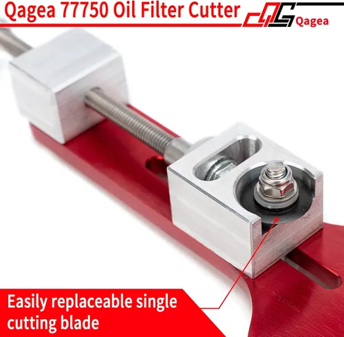 Miniatura 2 de 77750 Cortador de filtro de aceite, herramienta de corte de filtro de aceite para rango de corte de filtro 2 3/8"-5