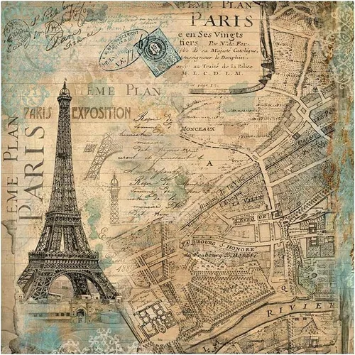 Miniatura 4 de Stamperia Papel para álbumes de recortes, multicolor, paquete de 10