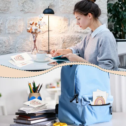 Miniatura 7 de Fumete 30 mini diarios motivacionales a granel, cuadernos de bolsillo de arco iris, pequeños bloc de notas inspiradores, divertidos bloc de notas