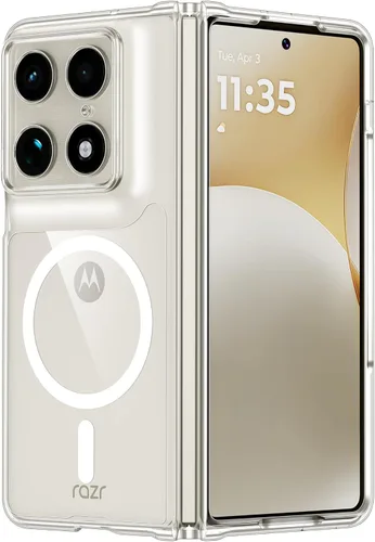 Miniatura 1090 de FNTCASE Funda para iPhone 13 Pro-Max: Fundas magnéticas transparentes compatibles con Magsafe Slim anti amarillamiento protección contra caídas