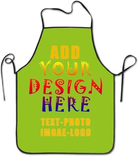 Miniatura 28 de Delantal personalizado personalizado para mujeres y hombres, delantales de cocina para cocinero, nombre personalizado, texto, logotipo, imagen