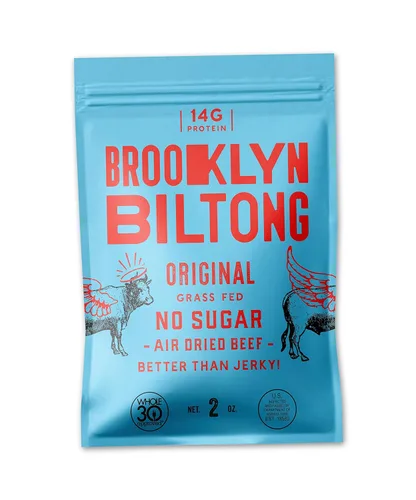 Miniatura 16 de Brooklyn Biltong Regalo de carne seca de res para hombres (Paquete de caja de regalo Biltong de 7) – Carne de res saludable alimentada con pasto