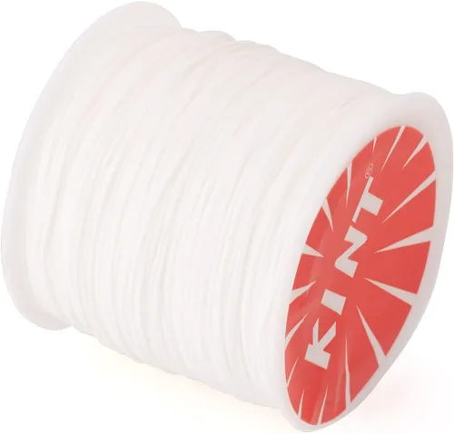 Miniatura 28 de Cordón de poliéster encerado de 119 yardas de 0.020 in, cuentas gruesas y coloridas pulseras de hilo trenzado para macramé para fabricación