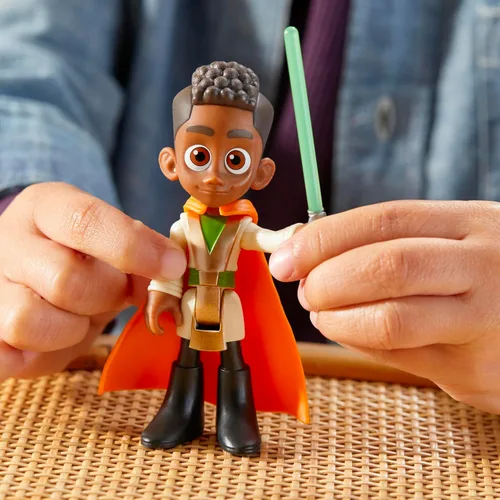 Miniatura 9 de Star Wars: Young Jedi Adventures Kai Brightstar Figura de acción, juguetes a escala de 4 pulgadas, juguetes preescolares para niños y niñas de 3 años