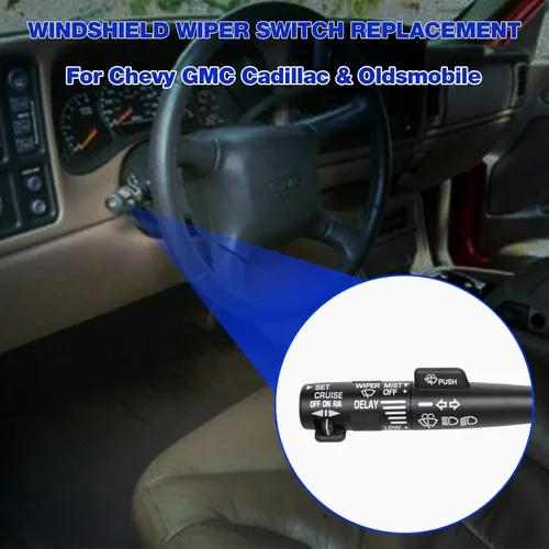 Miniatura 7 de Interruptor de combinación multifunción de repuesto para Chevy Tahoe S10 GMC C1500 K1500 Suburban Yukon 1995-2002, reemplaza 2330814 26100985