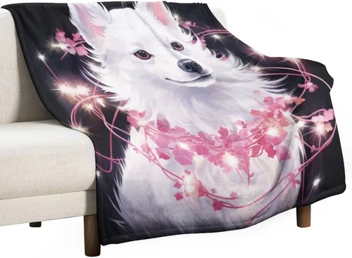 Miniatura 43 de Manta de invierno de acuarela de Navidad en el bosque, manta cálida y acogedora para sofá, cama para adultos, 30 x 40 pulgadas, manta de microfibra