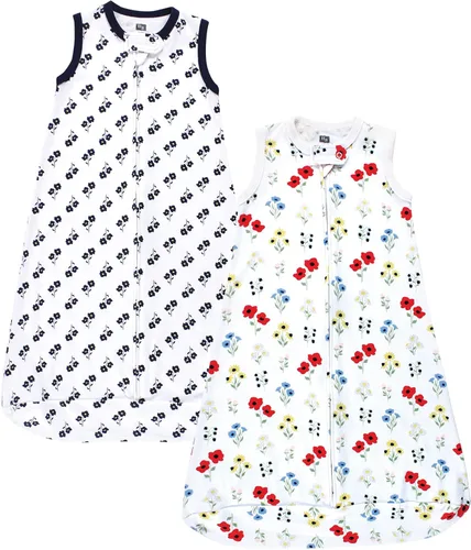 Miniatura 6 de Hudson Baby Saco de dormir sin mangas unisex de algodón entrelazado para bebé Naranja (Citrus)