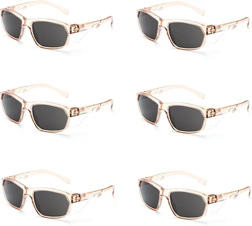 Miniatura 47 de ProtectX Elegantes gafas de seguridad antivaho y resistentes a los arañazos, gafas de protección UV, lentes de bloqueo de luz azul para hombres