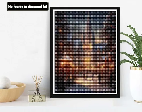 Miniatura 2 de VAIIEYO Kits de pintura de diamantes para adultos, Navidad, kit de arte de diamantes 5D para principiantes, pintura de bricolaje con diamantes