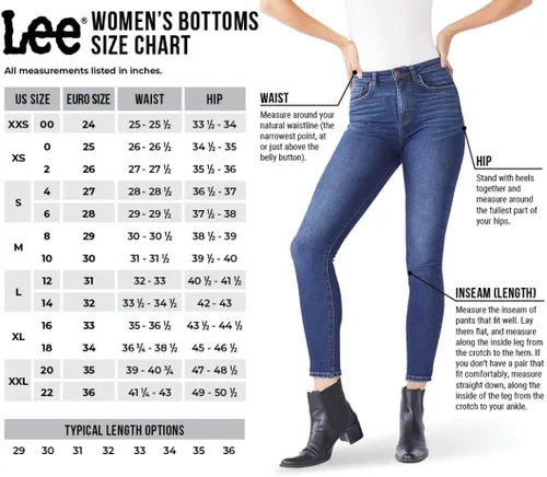 Miniatura 6 de Jeans Lee legendarios de talle medio para mujer, talla grande