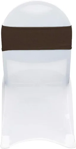 Miniatura 44 de YOUR CHAIR COVERS - Bandas elásticas de elastano para sillas, color negro (paquete de 10), bandas elásticas universales para banquetes, fiestas