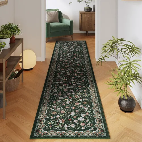 Miniatura 76 de Rugcomf Alfombras Vintage Paisley para Sala de Estar 5' x 7' - Alfombra de Área Lavable a Máquina, Alfombra Floral Antideslizante de Pelo Bajo