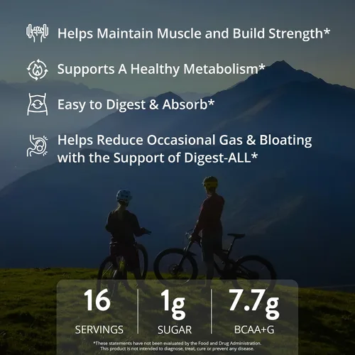 Miniatura 5 de MRM Nutrition Proteína de Suero - Sabor Chocolate, Proteína de Suero Aislada y Concentrada Microfiltrada, 16 Diferentes Cepas de Probióticos, BCAAs