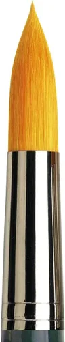 Miniatura 211 de da Vinci Watercolor Series 5580 CosmoTop Spin Pincel de Pintura, Redondo Sintético con Mango Rojo
