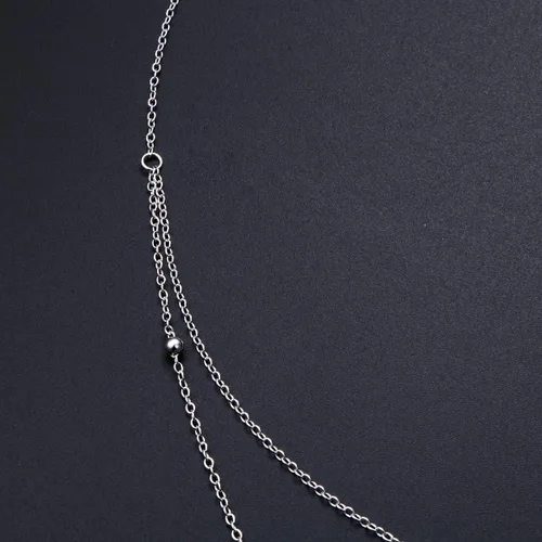 Miniatura 4 de DAOCHONG Collares con colgante de sol y luna de plata de ley 925 para mujer, regalos de joyería para ella