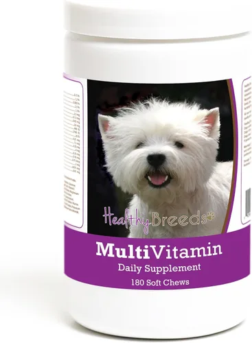 Miniatura 13 de Healthy Breeds Bulldog francés multivitamínico suave masticable para perros 180