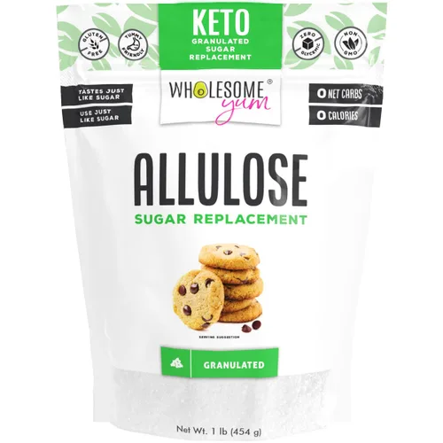 Miniatura 7 de Wholesome Yum Edulcorante de alulosa – Sustituto natural del azúcar granulado – Keto, sin OMG, cero carbohidratos, cero calorías, sin azúcar, sin