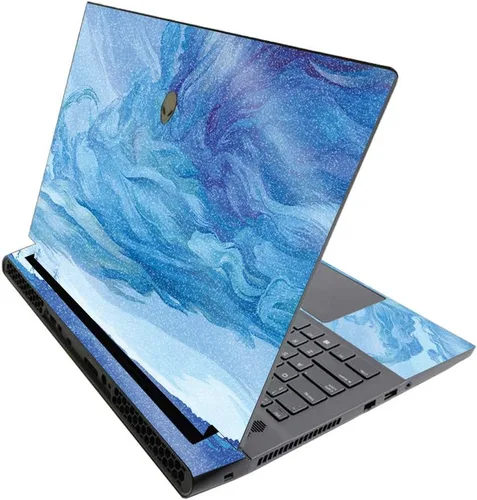 Miniatura 422 de MightySkins - Skin brillante con purpurina para Alienware M17 R3 (2020) y M17 R4 (2021) - Diversión de los años 90 Acabado duradero con purpurina
