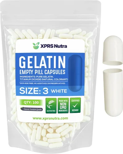Miniatura 11 de XPRS Nutra Cápsulas vacías de tamaño 3 – 1000 cápsulas vacías de gelatina – Pastillas de relleno de cápsulas de bricolaje – Cápsulas de gel de Rojo