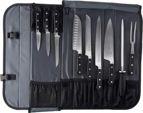 Miniatura 5 de Mercer Culinary Juego de cuchillos forjados Renaissance de 10 piezas, Negro